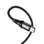 USB Кабель X50 Type-C - Type-C, Hoco, черный