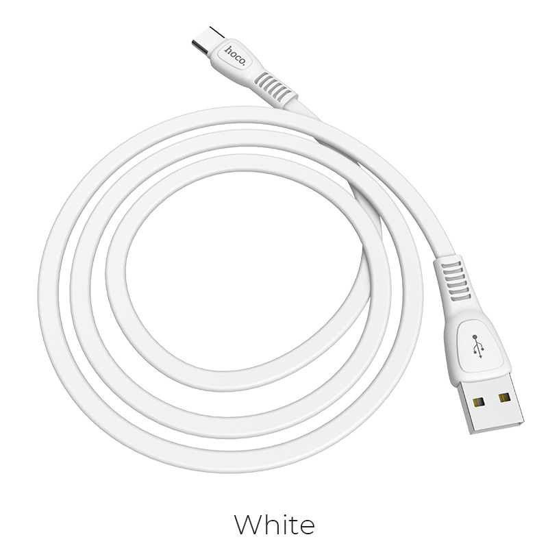 USB Кабель X40 Type-C, Hoco, белый