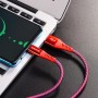 USB Кабель BU13 Type-C, Borofone, 5A, красный