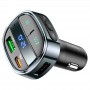FM модулятор / быстрая зарядка Hoco E70 PD30W+QC3.0 car BT FM transmitter черный