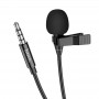 Микрофон Hoco L14, 3.5мм, Lavalier, 3.5мм, черный Микрофон Hoco L14, 3.5мм, Lavalier, 3.5мм, черный