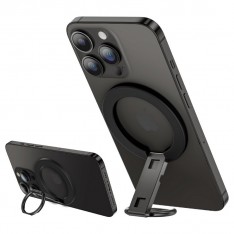 Держатель MagSafe + кольцо-подставка AMAZINGTHING Titan Magnetic Phone Grip черный