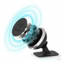 Магнитный держатель в авто Baseus 360 Silver (SUGENT-NT0S)