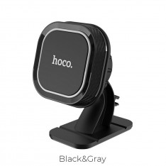 Автомобильный держатель для телефона Hoco CA53 магнитный, черный