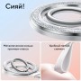 MagSafe кольцо-держатель-подставка Joyroom JR-ZS425 Magnetic Ring Holder, серебро со стразами MagSafe кольцо-держатель-подставка Joyroom JR-ZS425 Magnetic Ring Holder, серебро со стразами