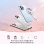 MagSafe кольцо-держатель-подставка Joyroom JR-ZS425 Magnetic Ring Holder, серебро со стразами MagSafe кольцо-держатель-подставка Joyroom JR-ZS425 Magnetic Ring Holder, серебро со стразами
