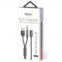 Аудио Кабель Lightning - Jack 3.5mm + USB Yesido YAU-18