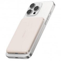 Портативная зарядка / Power Bank MagSafe Anker Nano Air2, A1665 5000mAh, розовый песок