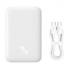 Внешний аккумулятор Baseus Magnetic 6000mAh 20W белый (PPCX020002)