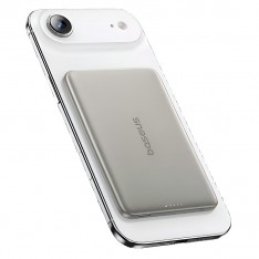 Ультратонкий Power Bank с MagSafe Baseus P1007680C853-00 PicoGo AM41 Ultra-Slim 5000mAh 20W Natural Titanium