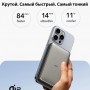 Power Bank Magsafe / ESR Qi2 MagSlim PowerBank 5000 mAh цвет Титан