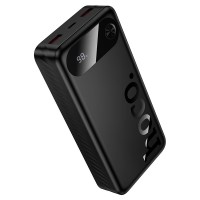 Внешний аккумулятор Hoco J154A 20000mAh цвет: черный  (cертификат CCC / Сертификат для самолета)