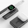 MagSafe Power Bank Rock P50, PD20W 10000mAh, 5 в 1, сертификат ССС, темно-серый 