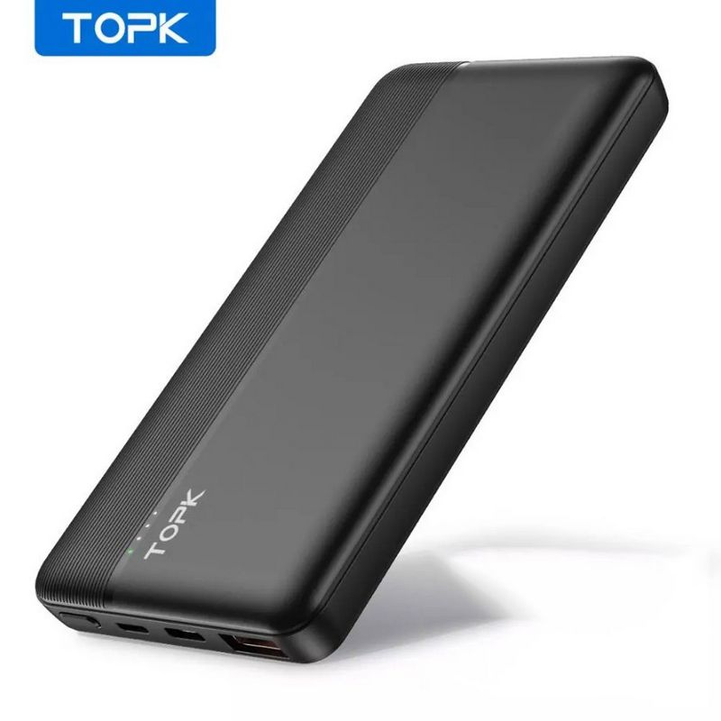 Внешний аккумулятор / PowerBank Topk i1015p, черный
