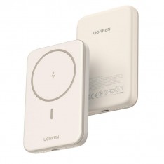 MagSafe Power Bank UGREEN PB560-25207 15W 5000mAh Magnetic Wireless, Beige