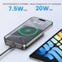 Power Bank UGREEN PB561-25919 20W 10000mAh Magnetic Wireless, Gray