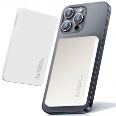 Power Bank / Внешний аккумулятор с MagSafe Usams CD231 PD20W 5000mAh White (5KCD23103)