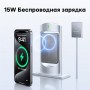 Power Bank / Внешний аккумулятор с MagSafe Usams CD242 PD20W 10000mAh Titanium (10KCD24203)