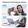 Power Bank / Внешний аккумулятор с MagSafe Usams CD242 PD20W 10000mAh Titanium (10KCD24203)