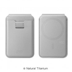 MagSafe картхолдер HDD HS-020 Atacama Series Natural Titanium