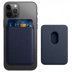 MagSafe картхолдер Leather Wallet for iPhone DarkBlue