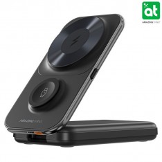 Беспроводная зарядная станция с PowerBank AMAZINGThing Thunder Pro Mag Power Station with Stand
