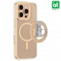 Для iPhone 16 Pro Max чехол с держателем AMAZINGThing Titan Grip Set Pink Sand (золотой)