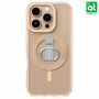 Для iPhone 16 Pro Max чехол с держателем AMAZINGThing Titan Grip Set Pink Sand (золотой)