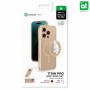 Для iPhone 16 Pro Max чехол с держателем AMAZINGThing Titan Grip Set Pink Sand (золотой)