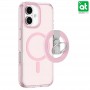 Для iPhone 16 чехол с держателем AMAZINGThing Titan Grip Set Pink (розовый)