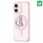 Для iPhone 16 чехол с держателем AMAZINGThing Titan Grip Set Pink (розовый)