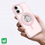Для iPhone 16 чехол с держателем AMAZINGThing Titan Grip Set Pink (розовый)