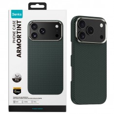 Чехол из кевлара для iPhone 17 Pro, Benks Armor Tint, зеленый