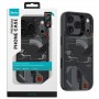 Дизайнерский чехол для iPhone 17 Pro, Benks Mecha черный