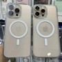 Для iPhone 16e чехол BuckSuiti с MagSafe матово-прозрачный