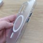 Для iPhone 16e чехол BuckSuiti с MagSafe матово-прозрачный