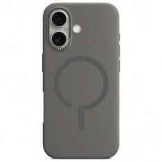 Для iPhone 16 MagSafe чехол BuckSuiti с металлической рамкой, графит