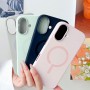 Для iPhone 16 MagSafe чехол BuckSuiti с металлической рамкой, графит