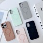 Для iPhone 16 MagSafe чехол BuckSuiti с металлической рамкой, графит