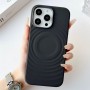 Для iPhone 16 Pro чехол BuckSuiti с MagSafe волна, черный