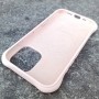 Для iPhone 16 чехол BuckSuiti с MagSafe и усиленными углами, волна, розовый