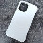 Для iPhone 16 чехол BuckSuiti с MagSafe и усиленными углами, волна, белый