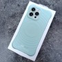 Для iPhone 16 чехол BuckSuiti с MagSafe и усиленными углами, волна, ментол