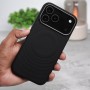 Для iPhone 17 Pro чехол BuckSuiti с MagSafe волна, черный