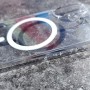Для iPhone 16 чехол BuckSuiti с MagSafe, PC, прозрачный с белым