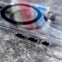 Для iPhone 16 Pro чехол BuckSuiti с MagSafe, PC, прозрачный с черным