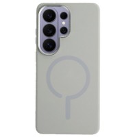 Для Samsung S25 Ultra MagSafe чехол BuckSuiti с металлической рамкой, серый