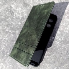 Чехол-книжка для телефона Huawei Honor X7C, Creative Case ver.2, цвет зеленый