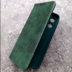Чехол-книжка для телефона Honor X6B, Creative Case ver.2, цвет зеленый