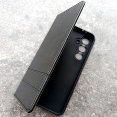 Чехол-книжка для телефона Samsung S24FE, Creative Case ver.2, цвет черный